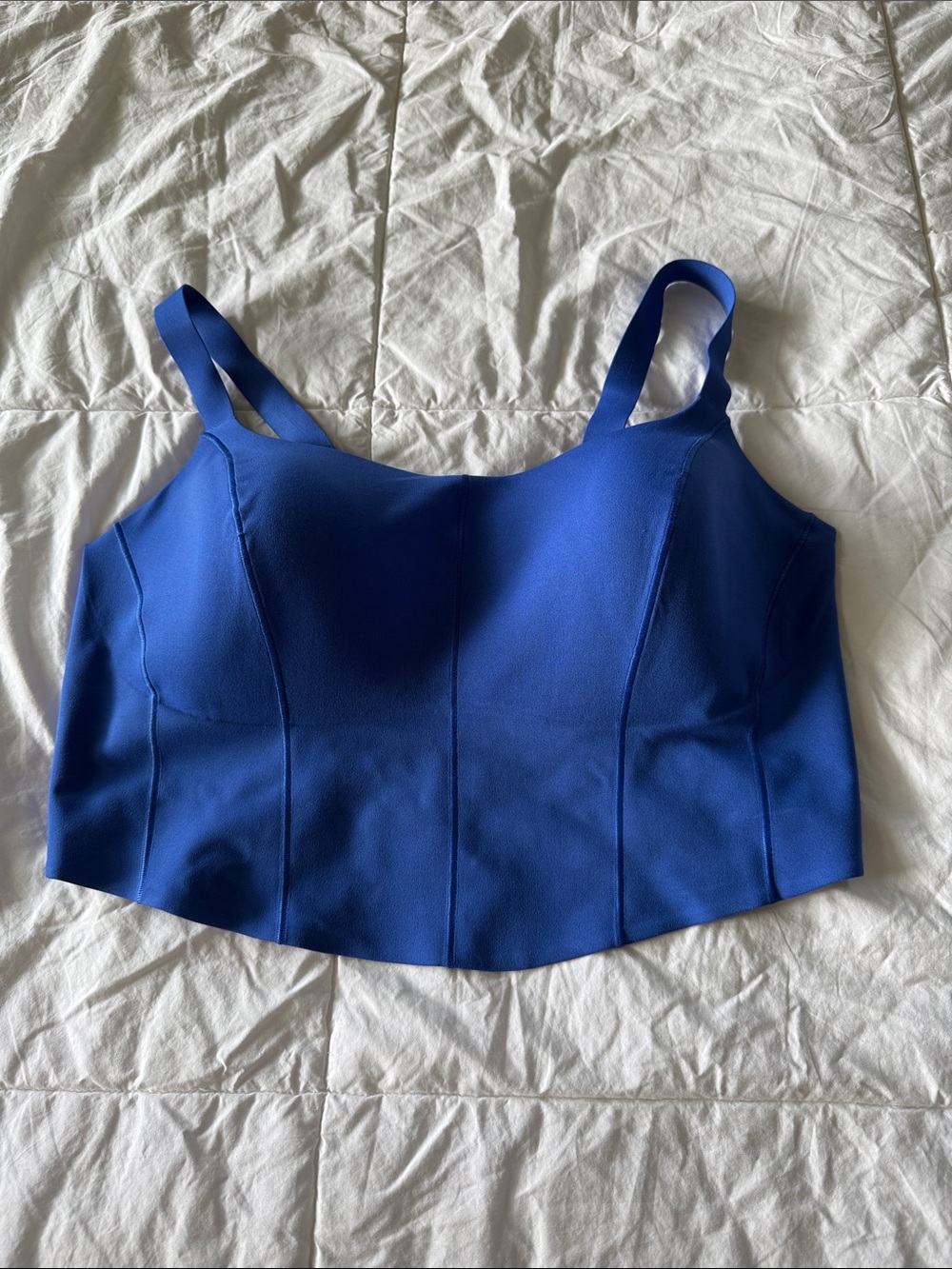 aerie OFFLINE HOLD ME UP Longline SPORTS BRA in Royal Blue XXL